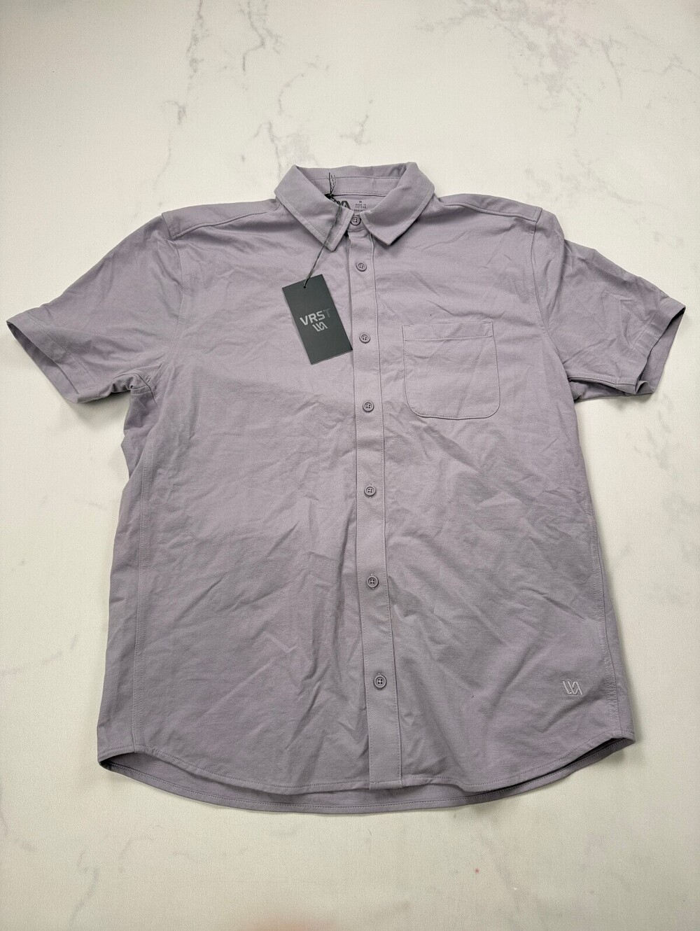 VRST Shirt Button-Up Shirt Lilac Modern Classic Sharp - Mens M